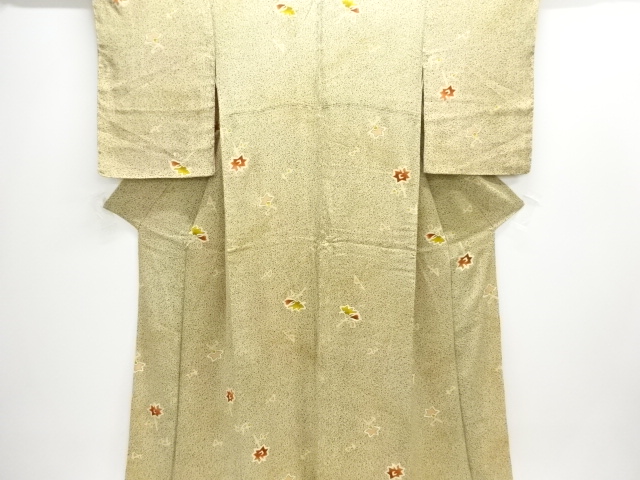 Japanese Kimono / Chirimen Kinsha Silk